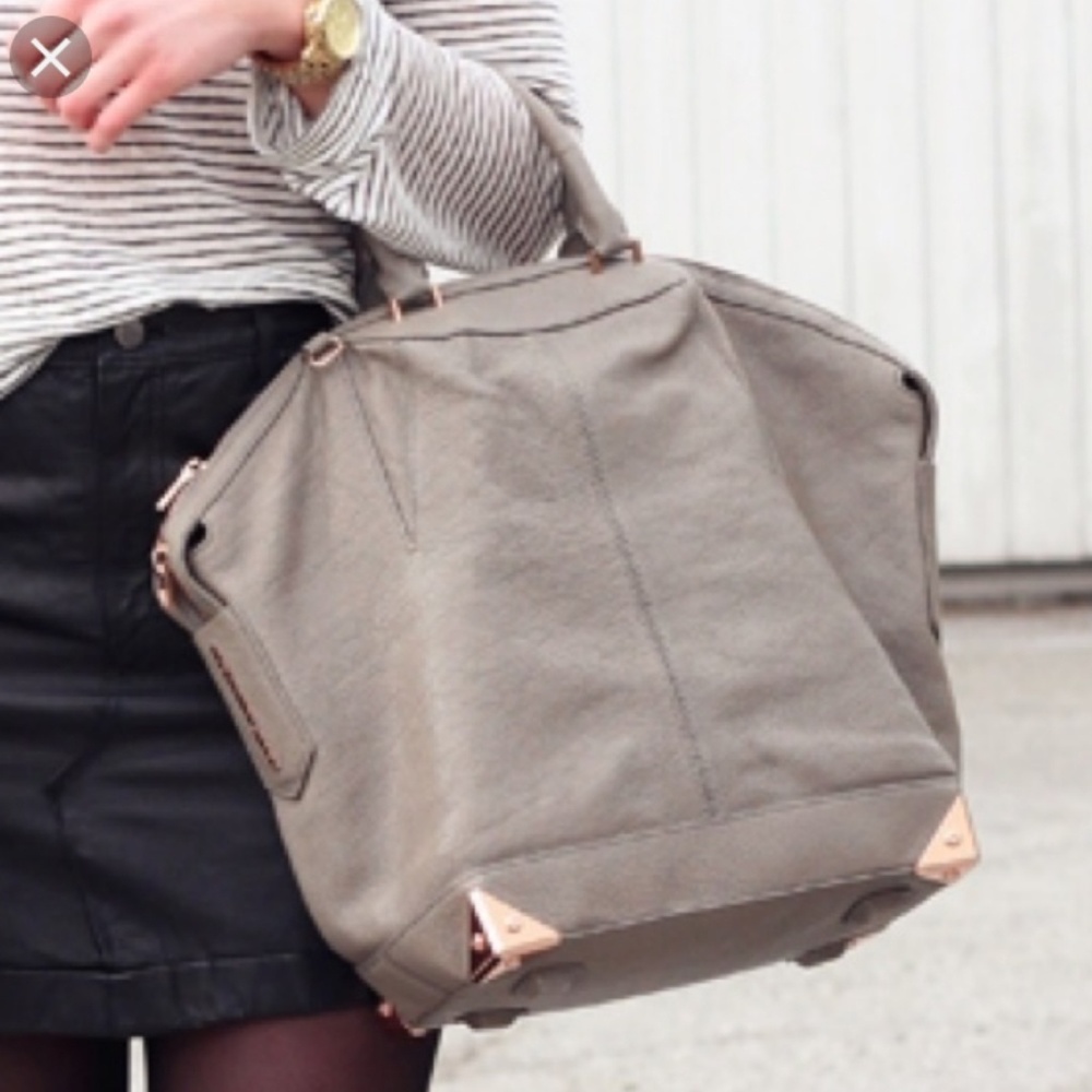 Alexander Wang Large Grey Emile Tote